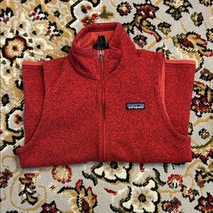 Patagonia Vibrant Red Zip-Up Vest